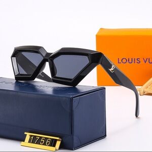 Louis Vuitton Black Angular Sunglasses